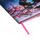 Дневник школьный для 1-11 классов "Влюблённые коты", твёрдая обложка с поролоном, искусственная кожа, аппликация с блёстками, ляссе, 48 листов, блок 80г/м2 - фото 24026961