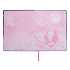 Дневник школьный для 1-11 классов "Влюблённые коты", твёрдая обложка с поролоном, искусственная кожа, аппликация с блёстками, ляссе, 48 листов, блок 80г/м2 - фото 24026964