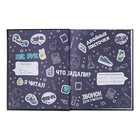 Дневник для 5-11 классов, 48 листов "Много котиков", твёрдая обложка, глянцевая ламинация, тиснение фольгой, универсальная шпаргалка, блок 65г/м2 - фото 24027039