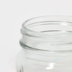 УЦЕНКА Набор банок стеклянных Доляна «Летняя прохлада», 2 предмета: 2 банки с крышками и трубочками 450 мл - Фото 4