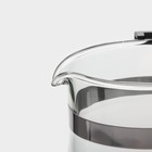 УЦЕНКА Чайник стеклянный заварочный Magistro «Мантана», 500 мл, с пластиковым ситом - Фото 3