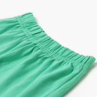 Комплект для девочки (футболка/шорты), цвет желтый/св.зелёный, рост 104-110 - Фото 4