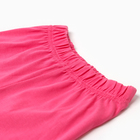 Комплект для девочки (футболка/шорты) "Клубничка", цвет белый/розовый, р.104-110 - Фото 4