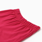 Комплект для девочки (футболка/шорты) "Цветы", цвет белый/персиковый, рост 104-110 - фото 24055095