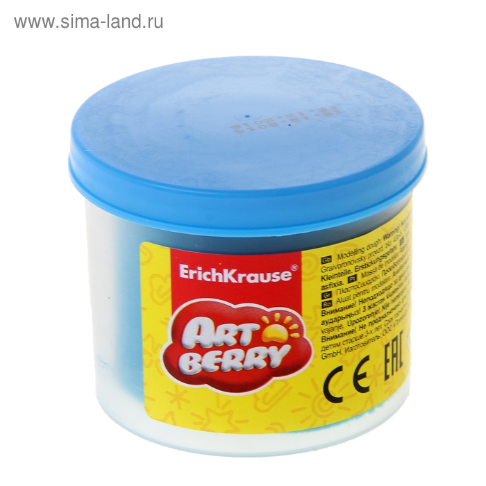 Пластилин на растительной основе 100г Modelling Dough Голубой 37041 - Фото 1