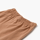 Комплект для мальчика (футболка/шорты) "Динозавры", цвет голубой/т-песочный, р.116-122 - фото 24055235