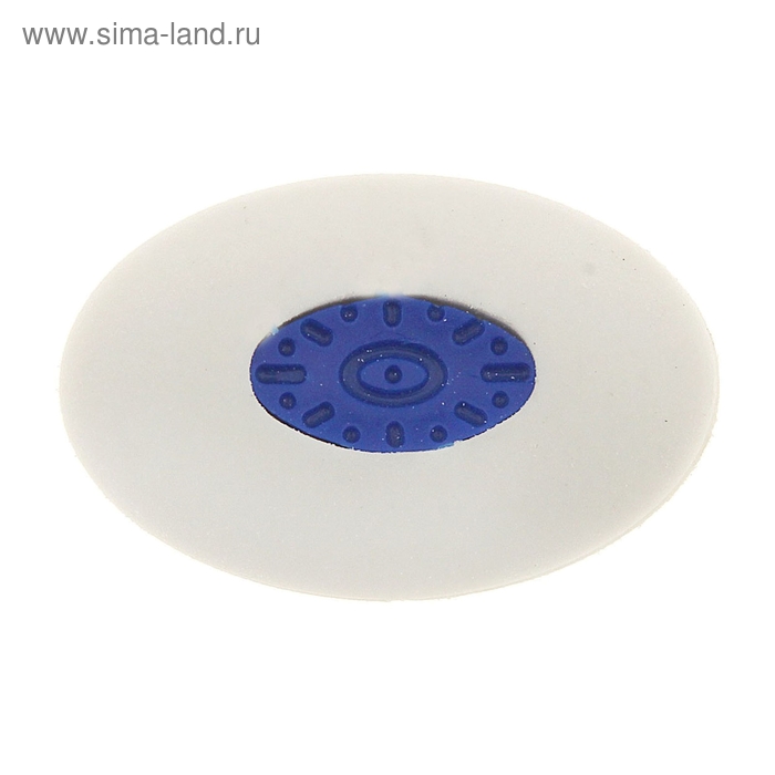 Ластик SMART&SOFT MINI с центровкой, овальный, средней жесткости, из гипоаллергенного материала термопластичной резины (TPR) с пониженным образованием крошек (Dust free) - Фото 1