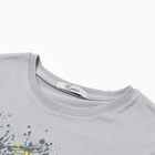 Комплект для мальчика (футболка, шорты), цвет серый/темно-серый, рост 116 - фото 24272539