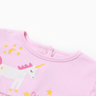 Комплект для девочки (платье,трусы), цвет розовый/единорожки, рост 92 10415683