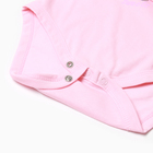 Боди для девочки, цвет розовый, рост 80 - фото 42046091