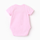 Боди для девочки, цвет розовый, рост 80 - фото 42046092