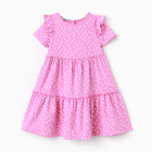 Платье для девочки, цвет сиреневый, рост 116 - фото 12208412