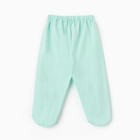 Ползунки для девочки, цвет мятный, рост 62 - фото 24076973