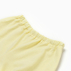 Комплект для девочки (платье,трусы,повязка с бантом), цвет желтый, рост 68 см - Фото 4