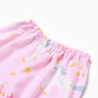 Комплект для девочки (платье,трусы), цвет розовый/единорожки, рост 80 - Фото 4