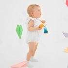 Боди детское MINAKU, рост 74-80 см, белое - Фото 2