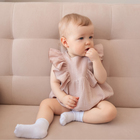 Боди детское MINAKU, рост 74-80 см, бежевое - Фото 4