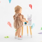 Боди детское MINAKU, рост 86-92 см, бежевое - Фото 2