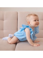 Боди для девочки MINAKU, рост 68-74 см, голубое - Фото 3