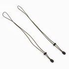 Шнурки-резинки для обуви эластичные с фиксатором без завязок, круглые - 3 мм, 100 см, оливковый - Фото 2