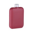 Фляжка Мастер К, 180 мл, 11.4×7.6 см, подарочная, армейская, 6 oz, нержавеющая сталь, красная - Фото 2