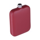 Фляжка Мастер К, 180 мл, 11.4×7.6 см, подарочная, армейская, 6 oz, нержавеющая сталь, красная - Фото 3