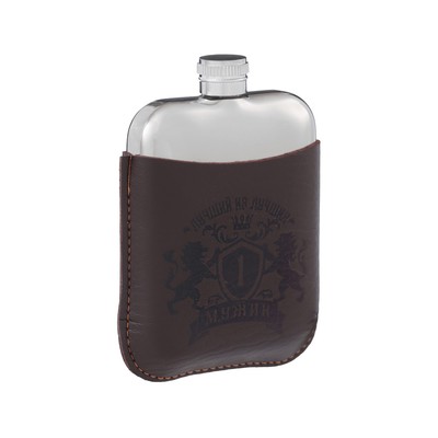 Фляжка «Мужик», нержавеющая сталь, 180 мл, 6 oz