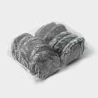 Губки для посуды Доляна, 10 шт., с мылом, ультратонкое металлическое волокно, овальные - Фото 6