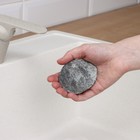 Губки для посуды Доляна, 10 шт., с мылом, ультратонкое металлическое волокно, овальные - Фото 2