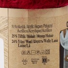 Пряжа "3 Season" 51% акрил, 25% мохер, 24% шерсть 500м/100гр (57-бордовый) - фото 24021592