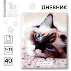 Дневник школьный 1-11 класс, в мягкой обложке, 40 л «1 сентября:Кошка» - фото 321516560