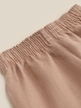 Пижама для девочки (рубашка и брюки) SL HOME, размер 28 (86-92 см), цвет кофейный 10259891