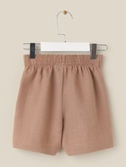 Пижама для девочки (рубашка и шорты) SL HOME, размер 28 (86-92 см), цвет кофейный - Фото 19