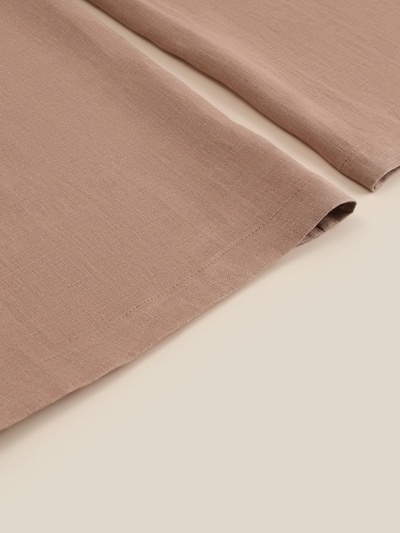 Пижама женская (рубашка, брюки) SL Home Linen, размер 44-46, кофейная