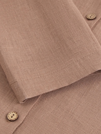 Пижама женская (рубашка, брюки) SL Home Linen, размер 44-46, кофейная