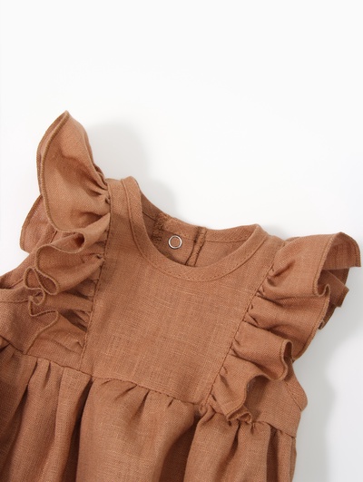 Боди детское SL HOME, рост 80-86 см, цвет кофейный