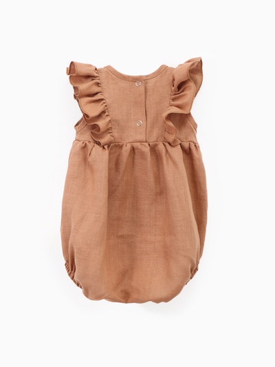 Боди детское SL HOME, рост 80-86 см, цвет кофейный