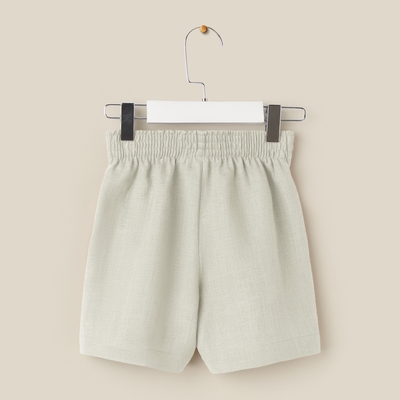 Костюм детский домашний (рубашка и шорты) SL HOME, размер 36 (134-140 см), светло-зелёный