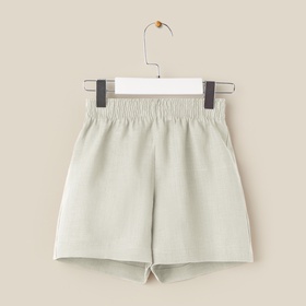 Пижама для девочки (рубашка и шорты) SL HOME, размер 38 (146-152 см), светло-зелёная 10259929