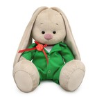 Мягкая игрушка «Зайка Ми», в зелёном комбинезоне, 18 см - фото 12248178