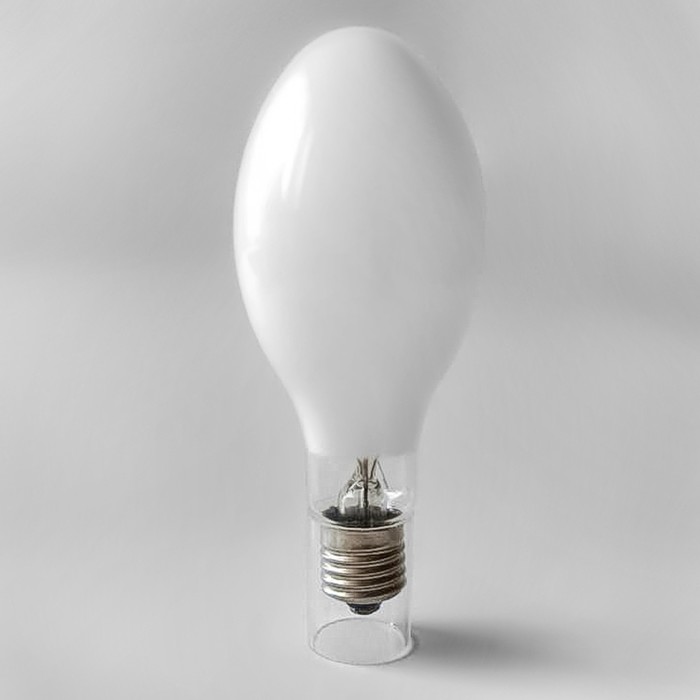Лампа газоразрядная ртутно-вольфрамовая Лисма, E27, 160 Вт, 2500 лм, 4000 К, свечение белое - Фото 1