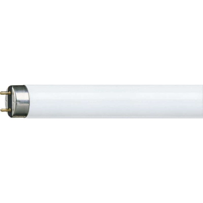 Лампа люминесцентная PHILIPS, G13, 18 Вт, 1300 лм, 6500 К, свечение холодное белое - Фото 1