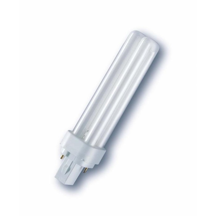 Лампа люминесцентная LEDVANCE, G24q-3, 26 Вт, 1800 лм, 3000 К, свечение тёплое белое
