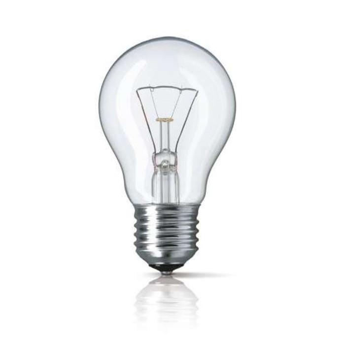 Лампа накаливания Лисма, E27, 40 Вт, 430 лм - Фото 1