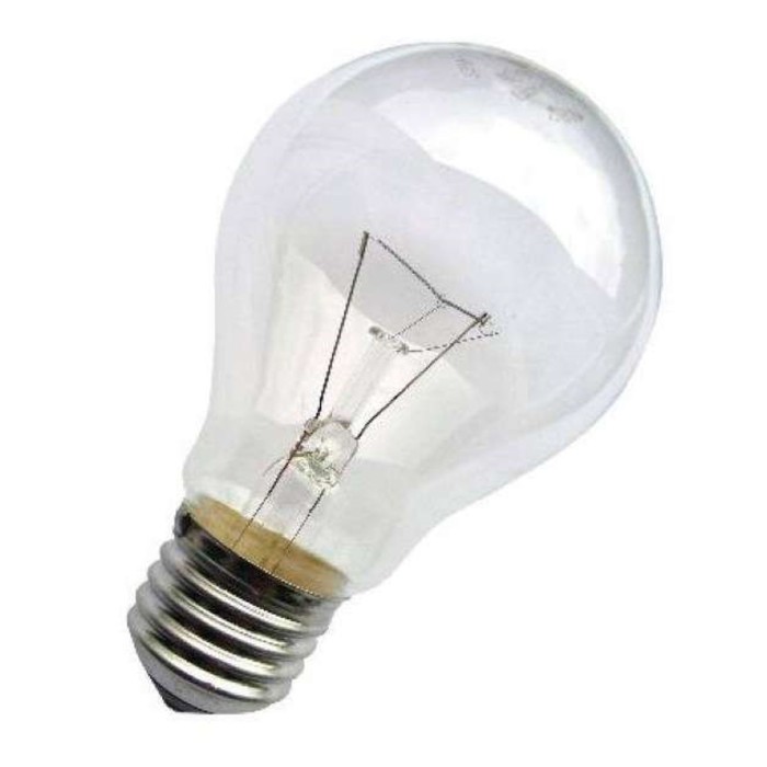 Лампа накаливания Лисма, E27, 75 Вт, 935 лм - Фото 1