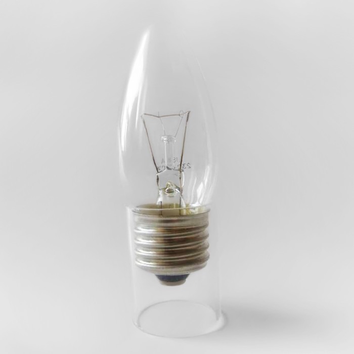 Лампа накаливания Лисма, E27, 40 Вт, 400 лм - Фото 1