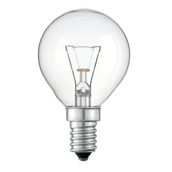 Лампа накаливания Лисма, E14, 40 Вт, 400 лм - Фото 1