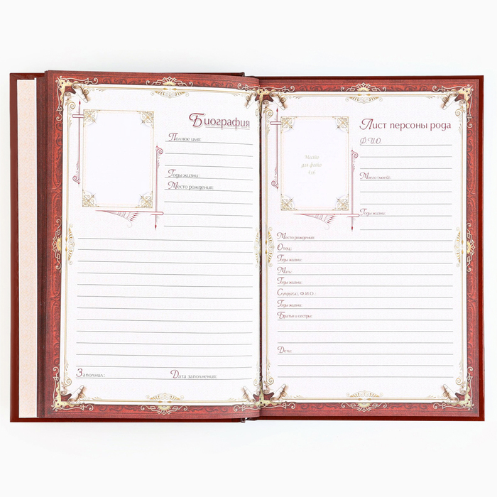 Новогодняя родословная книга «Новый год: Каждый день» 17 х 2 х 23,7 см 9867076