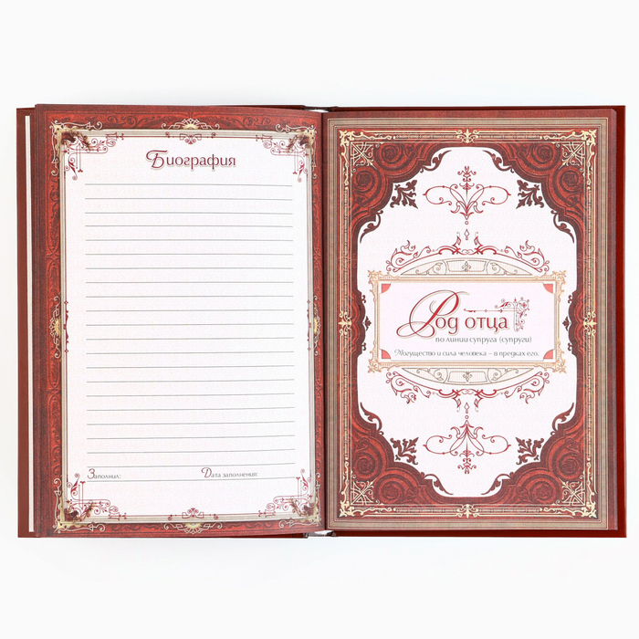 Новогодняя родословная книга «Новый год: Каждый день» 17 х 2 х 23,7 см 9867076