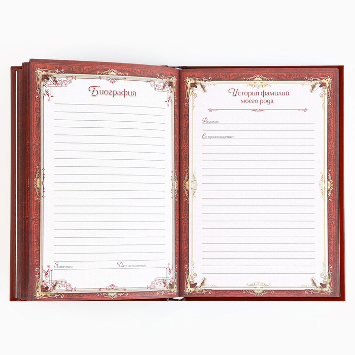 Новогодняя родословная книга «Новый год: Каждый день» 17 х 2 х 23,7 см 9867076